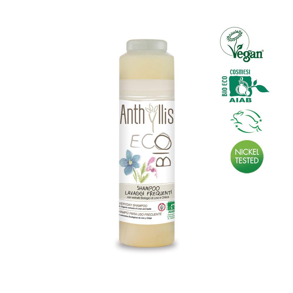 Anthyllis BIO tanúsított sampon gyakori hajmosásra, 250 ml