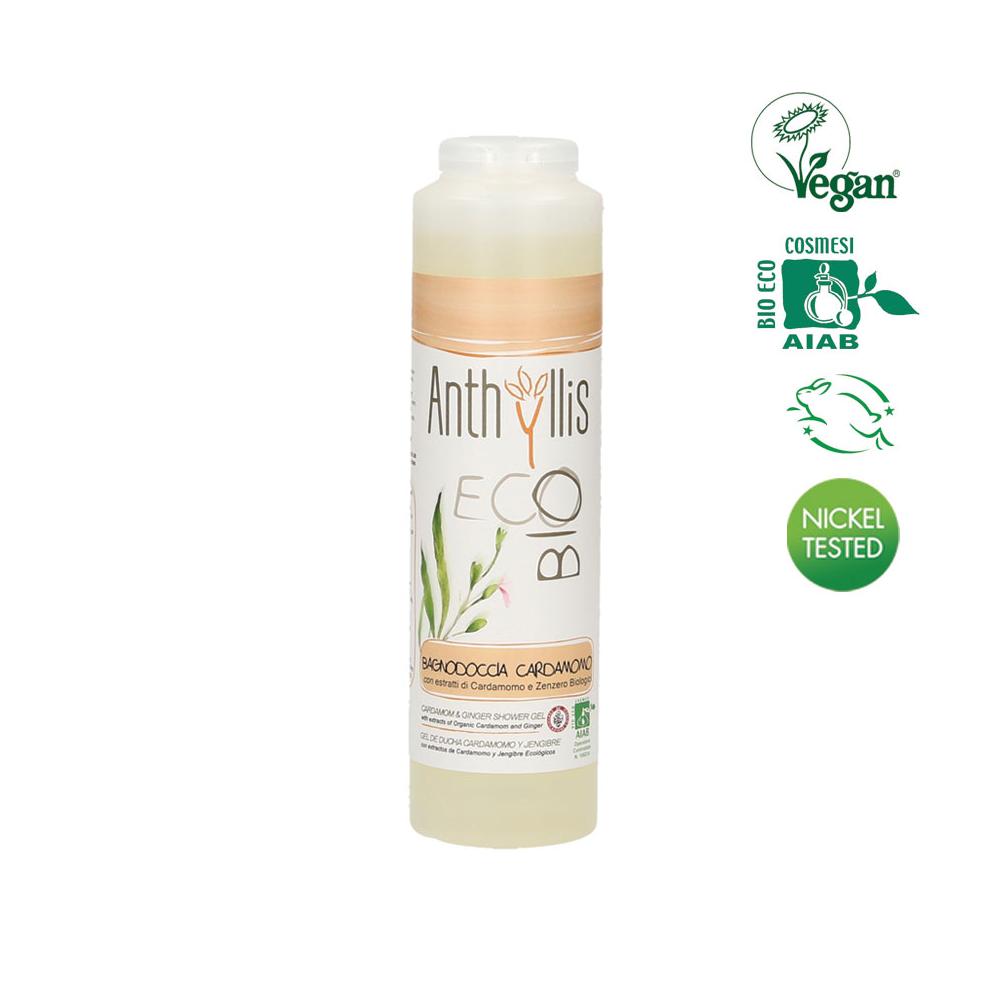 Anthyllis BIO tusfürdő, kardamom & gyömbér, 250 ml